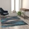 Flash Furniture Blue 5x7 Abstract Area Rug ACD-RGTRZ863-57-BL-GG - alternate 3